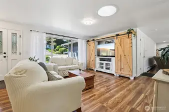 You'll love all the natural light and the view out the front window.