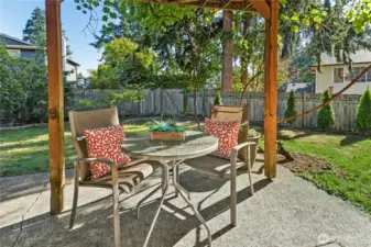Lower level patio is right outside recreation room.