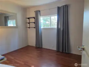 Bedroom with large closet