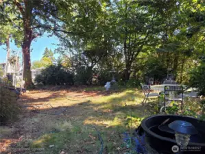 Expansive Yard perfect for gardening or entertaining