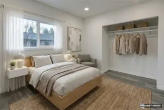 Primary Bedroom - Virtually Staged