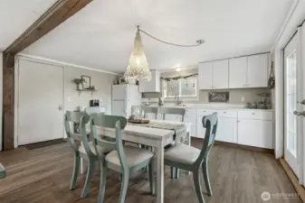 Plenty of space for full size dining table