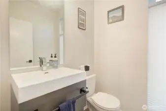 Main living level Powder Room.