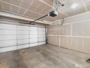 Oversized two car garage more than just a place for your vehicles, this massive garage offers the extra depth and width needed for a home workshop, gym, or serious storage.