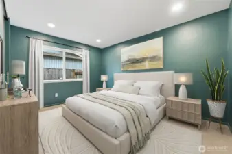 Virtually Staged Bedroom 2