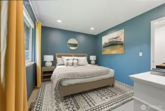 Virtually Staged Bedroom 3