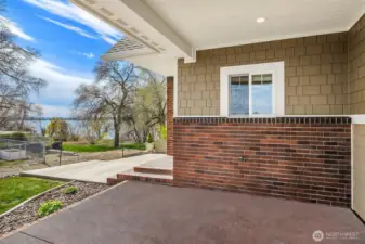 Stamped concrete and upgraded finishes