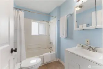 Full Bath upstairs