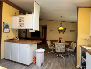 Dining area plus a bar
