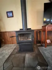 Free standing wood stove