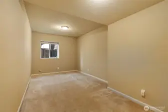 Bedroom/office/flex space - entry level