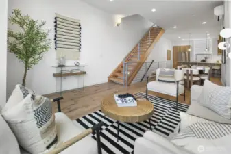 Photos are of model home 379. Layout and finishes and view may vary.