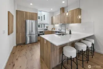 Photos are of model home 379. Layout and finishes and view may vary.