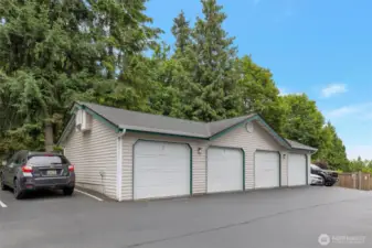 One car garage &  One gated parking