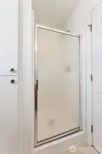 Primary suite shower.