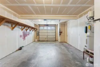 Large one-car garage in each unit