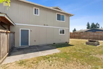 Back patio of 9714