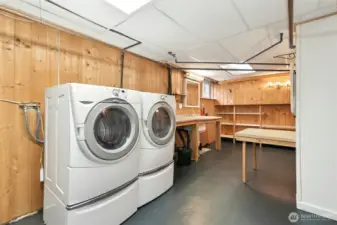 Lower Level Laundry / Utility area