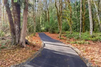 What a peaceful way to get to your home.