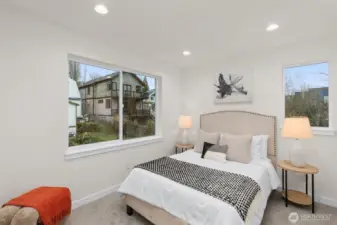 second bedroom can fit a queen!