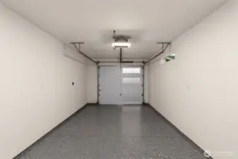 Hobby garage, fits one car with room for storage