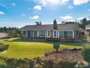 Back side of the house.