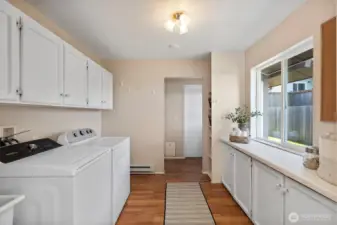 Mud room and laundry area!