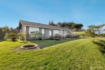 View from the back side of the house!