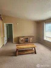 Primary Bed off living room