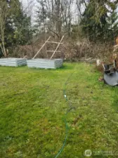 2 Raised planting beds in fully fenced backyard