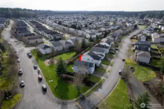 View of corner lot location