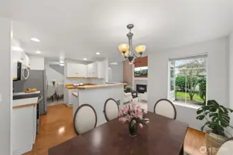 Casual dining area perfect for morning coffee or relaxed meals