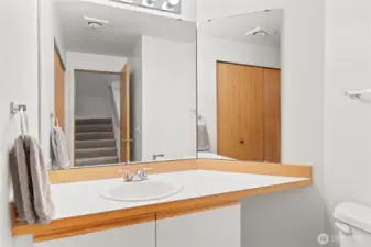 Main floor bathroom/laundry