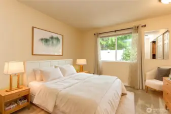 Bedroom 1 - with built in desk.