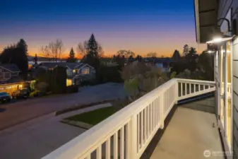 Views off the upstairs deck.