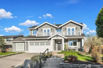 Houghton Timeless Craftsman situated on a 8,350 sq ft lot  on a cul-de-sac with 2 car garage + storage and a fabulous floor plan!