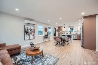 Spacious open living area