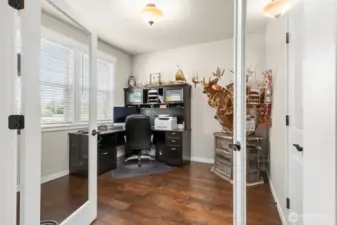 Office with double doors