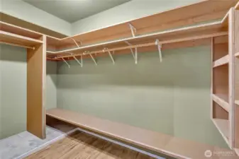 Custom Closed in Main Floor Bedroom.