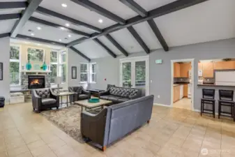 Includes outdoor space, basketball court and full kitchen!