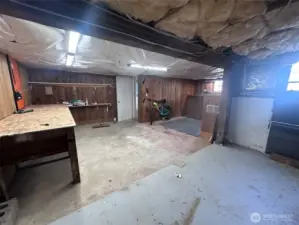 Basement view.