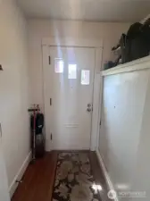 Front door entry area with lots of storage!
