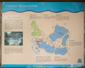 8 Acre adjacent Cochrane Memorial Park with entrance from the community