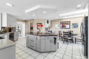 This kitchen is HUGE!