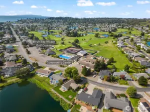 View of the Community Center and Golf Course
