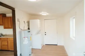 New hot water tank