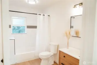 Completely Updated Bathroom