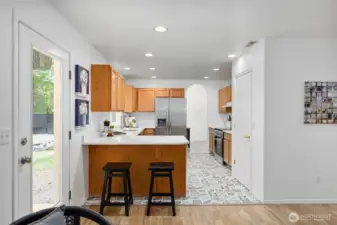 New Stainless Steel appliances and kitchen sink