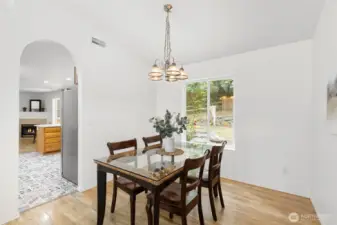 Formal dining area