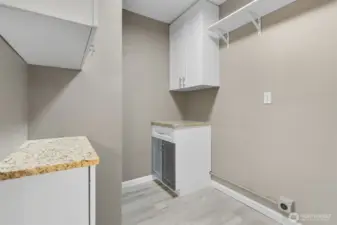 Utility room off of kitchen